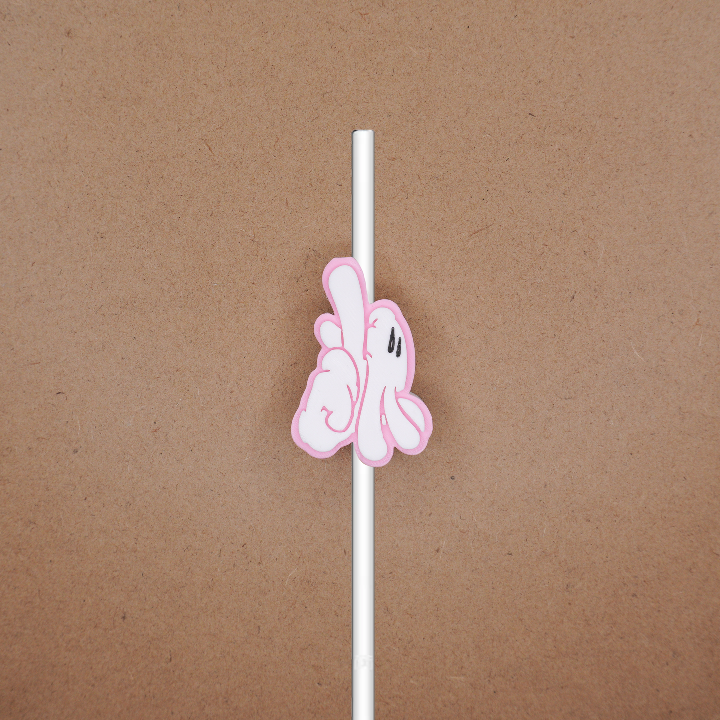 LA Mouse Glove Straw Toppers 5 Pack