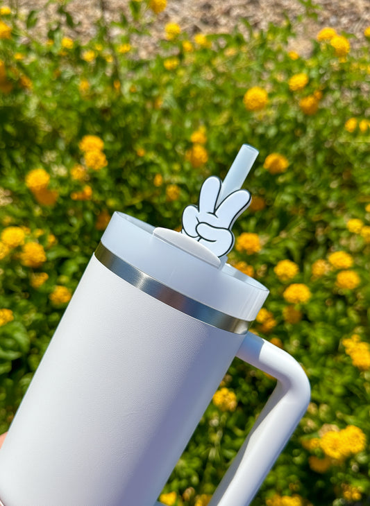 Mouse Glove Straw Topper 5 Pack