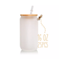 16oz Frosted Glass Cans Sublimation 25PCS